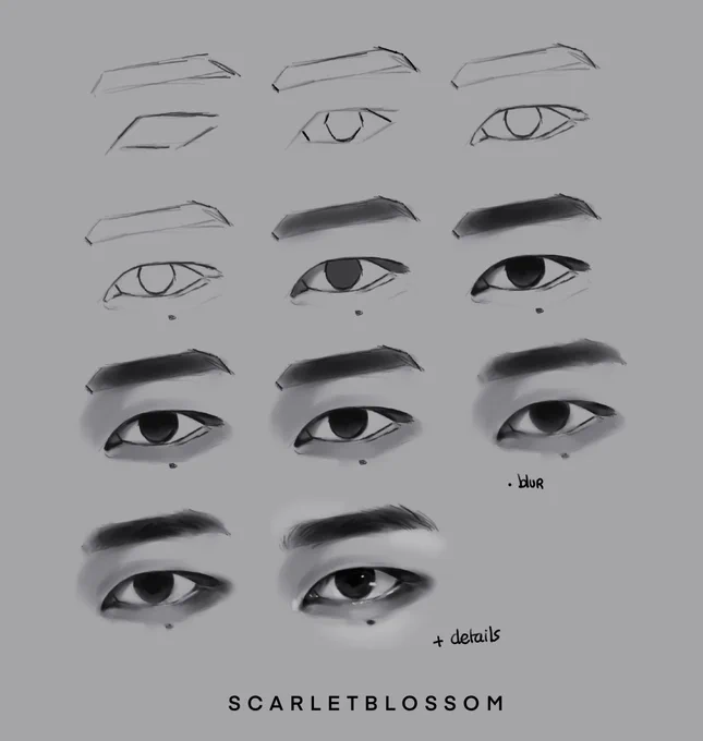 Small tutorial(?) I made really quickly 🖤🤍
I didn't add commentary to it but feel free to ask me for advices if you need it! 