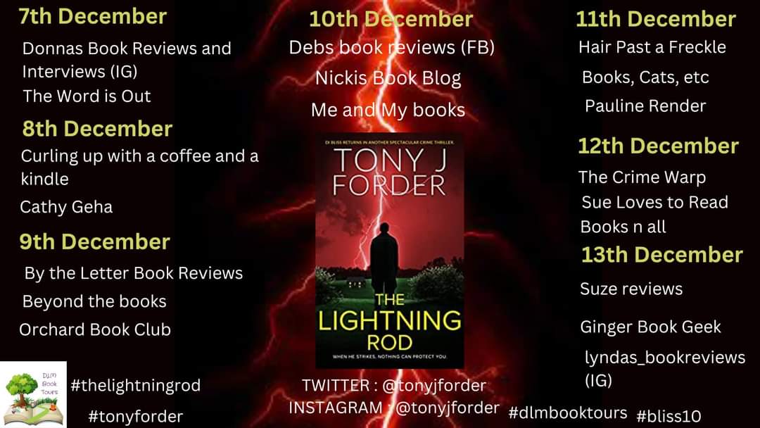 lilmissmorfett's tweet photo. It's day one of #thelightningrod blog tour by @TonyJForder and the first reviews are great. 
#BlogTour #bloggersrock #dlmbooktours #tonyforder #bliss10 #thelightningrod https://t.co/PdqxrviaYg