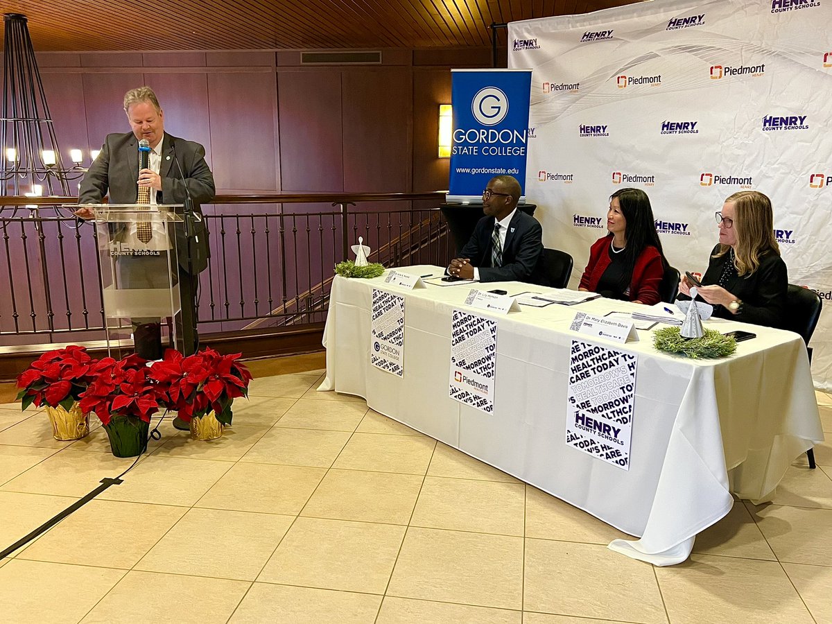 Henry County Schools (@henrycountyboe) on Twitter photo HAPPENING NOW: Press Conference at Piedmont Henry Hospital to announce an innovative new program and joint venture between <a href="/HenryCountyBOE/">Henry County Schools</a>, <a href="/GordonState/">GordonStateCollege</a>, and <a href="/PiedmontHealth/">Piedmont</a> to develop a pipeline for future nurses. HAPPENING NOW: Press Conference at Piedmont Henry Hospital to announce an innovative new program and joint venture between <a href="/HenryCountyBOE/">Henry County Schools</a>, <a href="/GordonState/">GordonStateCollege</a>, and <a href="/PiedmontHealth/">Piedmont</a> to develop a pipeline for future nurses.