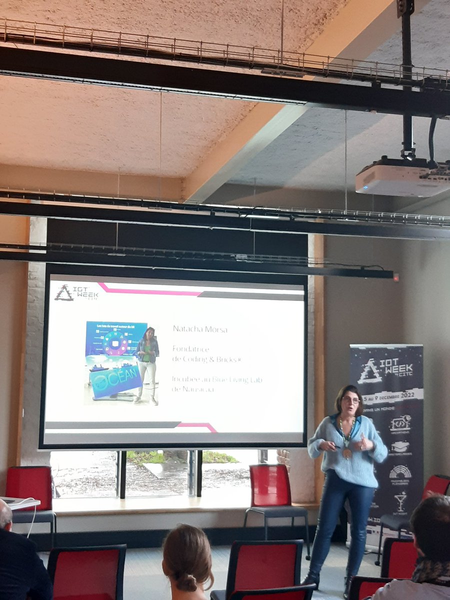 Digital Innovation Seasons (@iotweekhdf) on Twitter photo Journée #economie bleue de l'#IoTWeekHDF
Welcome <a href="/CodingandBricks/">Coding & Bricks NatM</a> second porteur de projet #BlueLivingLab
Laboratoire éducatif où les jeunes apprennent en s'amusant
🎯L'apprentissage dans le système éducatif #techcamps
#formation #workshop #séminaires
@MEL_Lille <a href="/hautsdefrance/">Région Hauts-de-France</a> Journée #economie bleue de l'#IoTWeekHDF
Welcome <a href="/CodingandBricks/">Coding & Bricks NatM</a> second porteur de projet #BlueLivingLab
Laboratoire éducatif où les jeunes apprennent en s'amusant
🎯L'apprentissage dans le système éducatif #techcamps
#formation #workshop #séminaires
@MEL_Lille <a href="/hautsdefrance/">Région Hauts-de-France</a>