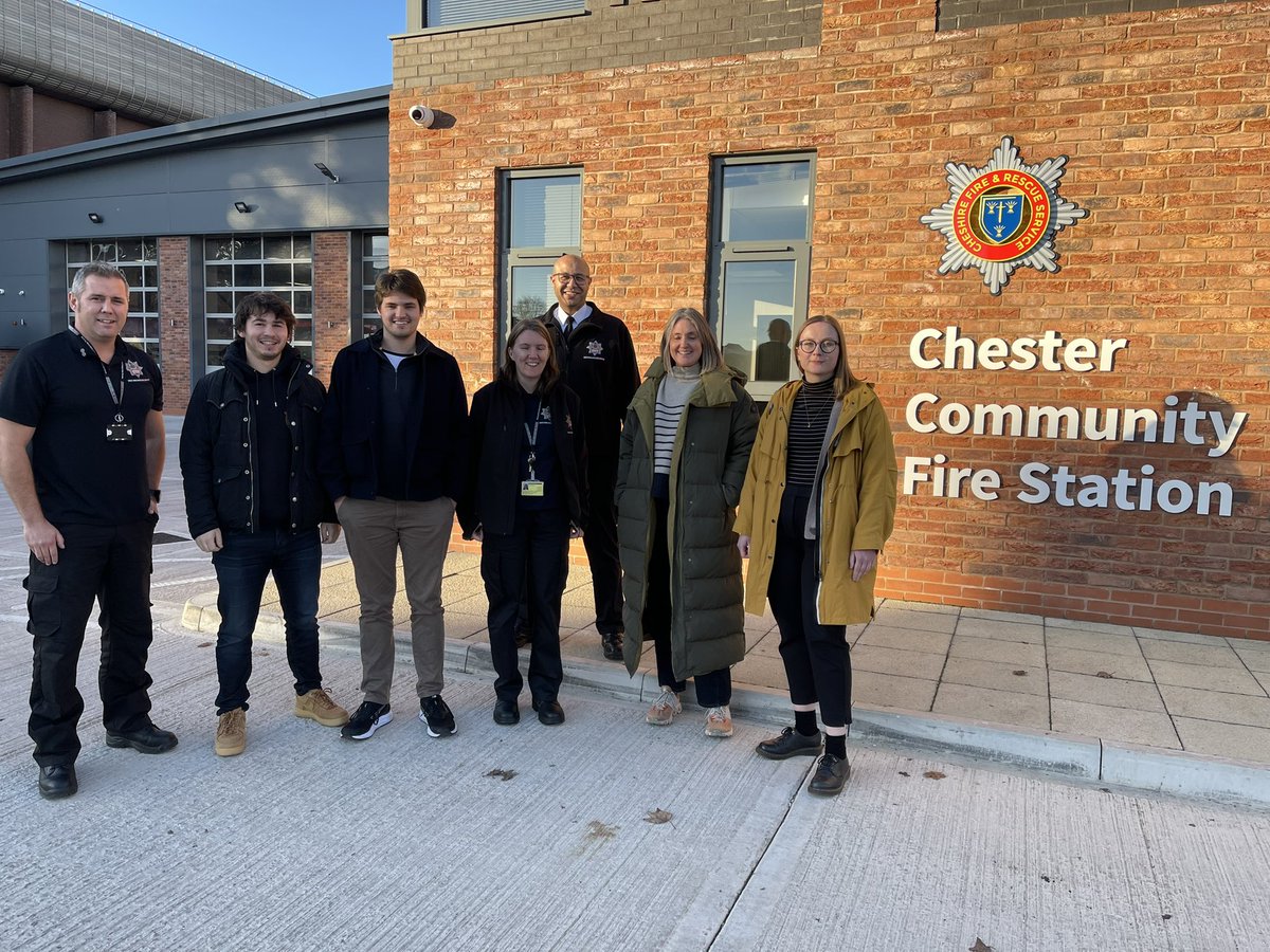 Darryll Darkin (@bagpuss8356) on Twitter photo Fantastic visit to <a href="/ChesterFireStn/">Chester Fire Station</a> the UKβS first NetZero Fire station. <a href="/WestMidsFire/">West Midlands Fire Service</a> and <a href="/BCU_BSoAD/">Birmingham School of Architecture and Design</a> learning all we can about how to be fit for the future. Thank you <a href="/CheshireFire/">Cheshire Fire and Rescue Service</a> for being fantastic hosts. Fantastic visit to <a href="/ChesterFireStn/">Chester Fire Station</a> the UKβS first NetZero Fire station. <a href="/WestMidsFire/">West Midlands Fire Service</a> and <a href="/BCU_BSoAD/">Birmingham School of Architecture and Design</a> learning all we can about how to be fit for the future. Thank you <a href="/CheshireFire/">Cheshire Fire and Rescue Service</a> for being fantastic hosts.