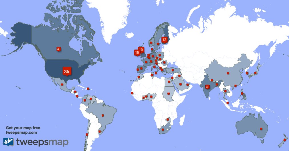 I have 1 new followers from USA last week. See tweepsmap.com/!teroangeria