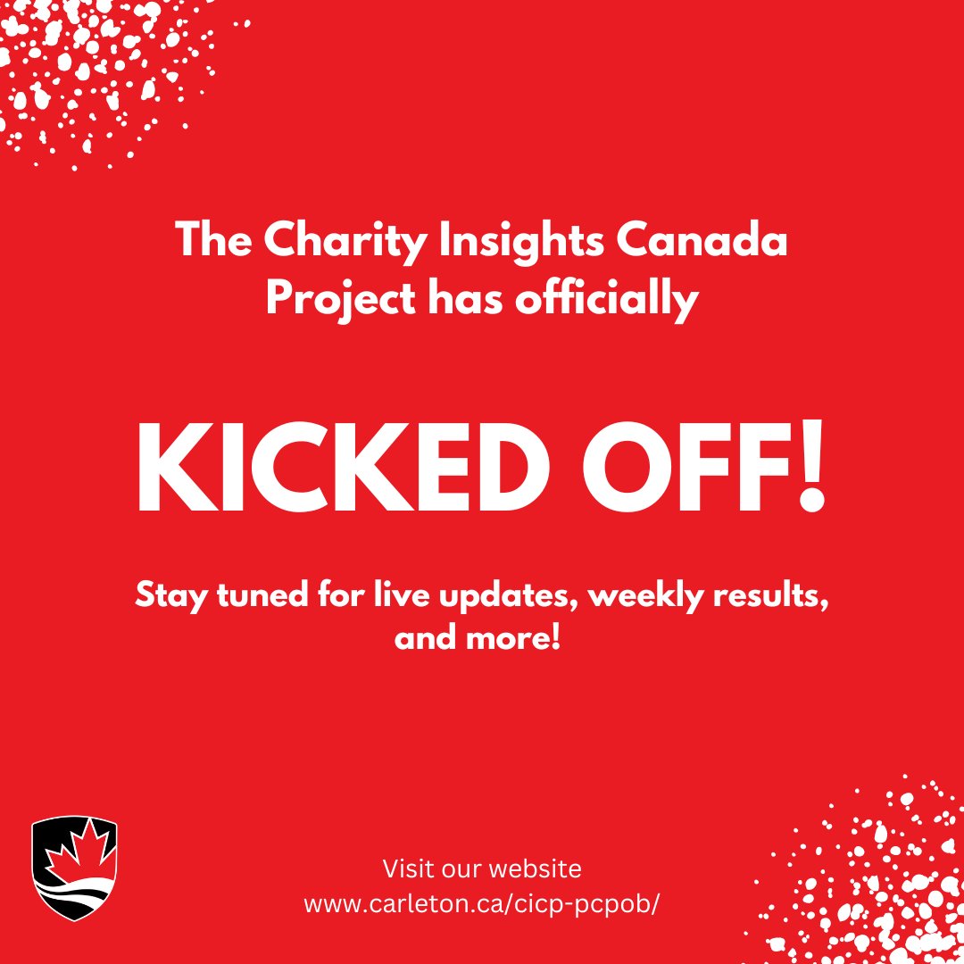 It’s Launch Day!!! It’s been a long time coming, but today we are launching a project with important implications for the Canadian charitable sector. We’re looking forward to getting feedback from charities all across Canada! <a href="/MPNLCarleton/">MPNL Carleton</a> @FPACarleton <a href="/Carleton_U/">Carleton University</a>  #cdnpoli