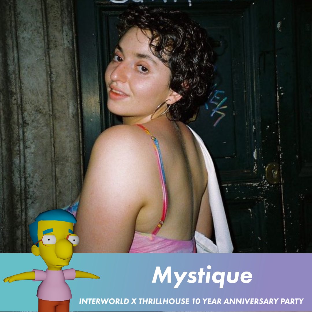 Interworld Media (@interworldmedia) on Twitter photo 🎉MYSTIQUE (DJ)
Fresh from the iconic HÖR Berlin bathroom and one of the dons behind the Rat Rave party in Manc, MYSTIQUE spins hench breaks, garage grooves and dreamy pads across genres with effortless finesse.
16 December at <a href="/ForgeSheffield/">FORGE Sheffield</a>
Tickets skiddle.com/e/36224493 🎉MYSTIQUE (DJ)
Fresh from the iconic HÖR Berlin bathroom and one of the dons behind the Rat Rave party in Manc, MYSTIQUE spins hench breaks, garage grooves and dreamy pads across genres with effortless finesse.
16 December at <a href="/ForgeSheffield/">FORGE Sheffield</a>
Tickets skiddle.com/e/36224493