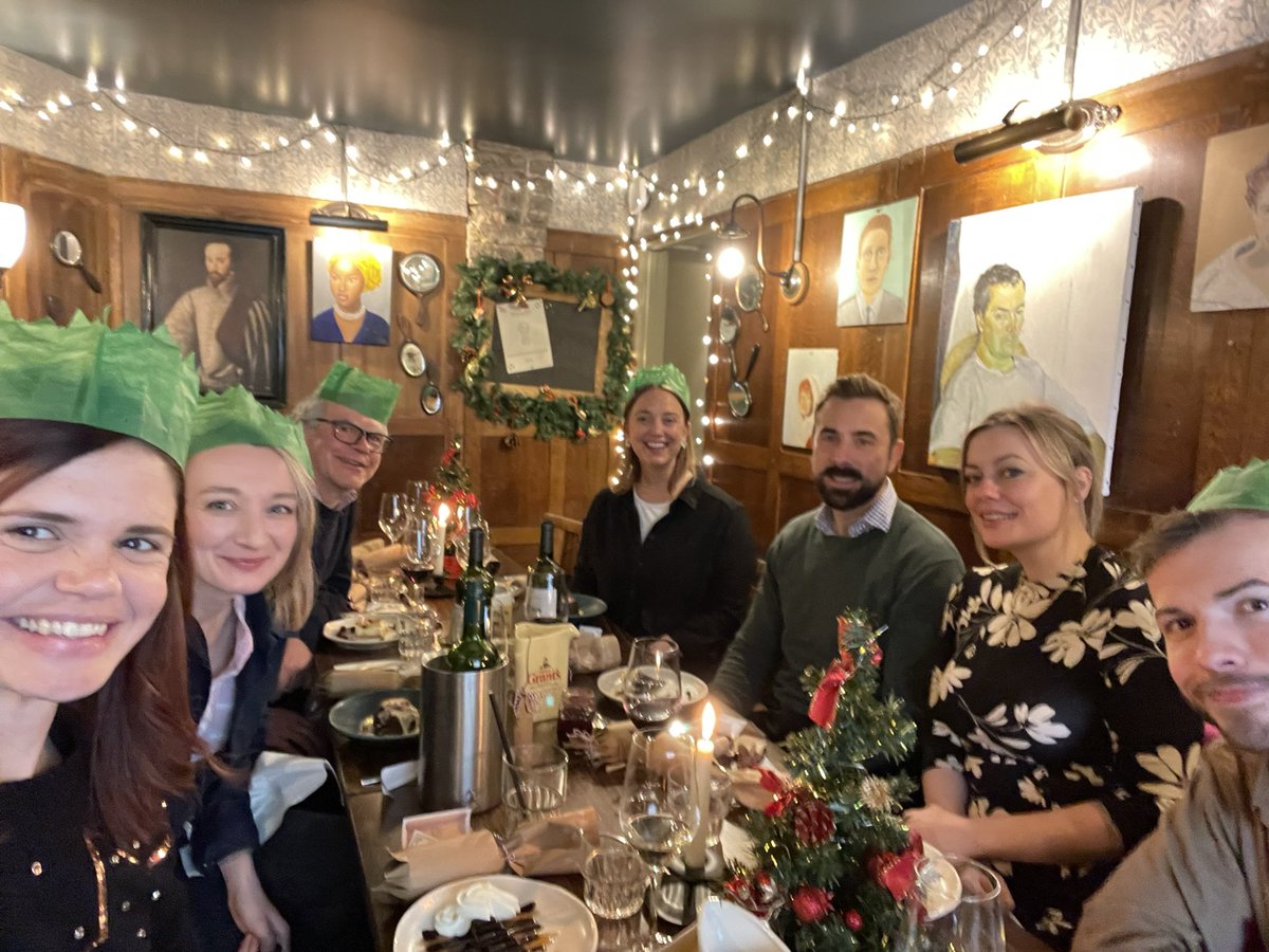 When you’re the freelancer and still get invited to the Christmas lunch 🙌

Thanks <a href="/NineDotsPrize/">The Nine Dots Prize</a> for having me yesterday!
