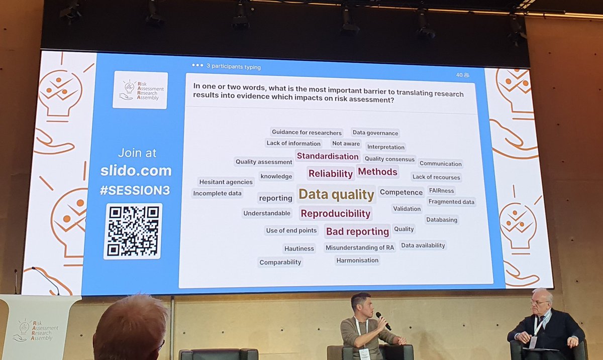 SandraCoecke's tweet image. Great collection of #cocreated #idea #cloud at @EFSA_EU @bfren hosted #RARA22 session on #foodsafety #research needs &amp;amp; #RealLife #feedback on #academic #data #quality &amp;amp; related #methods #standardisation #reporting #formats #metadata &amp;amp; suggested by @BUrl_EFSA #incentivating #bonus