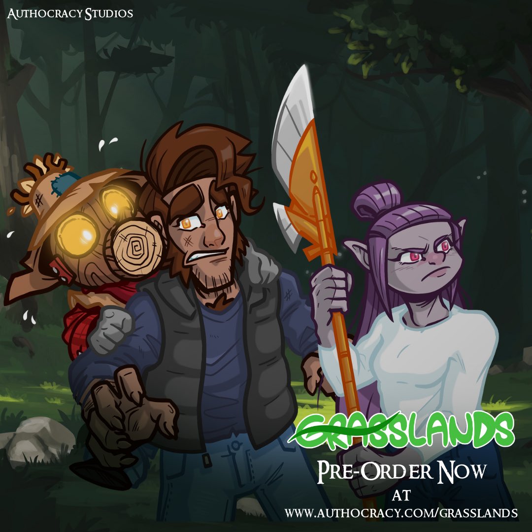 authocracy's tweet photo. We’re close to wrapping up our latest novel #Grasslands! 🌱 Did you miss our #Kickstarter campaign earlier this year? Don’t worry, we’re now accepting preorders so you’ll be there right at our mass market launch! Lock in yours today! #AuthocracyStudios 🍃 https://t.co/kqS594QmVE https://t.co/Ju8TAHu97w