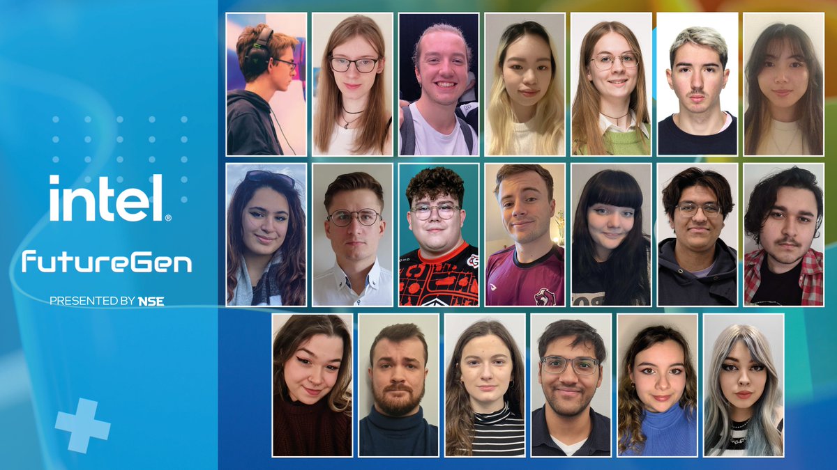 🥳 We are very proud to announce our #IntelFutureGen cohort of 2023!

💙 Thank you so much to everyone who applied, the competition was even more fierce and with over 100 applications to review, it was an incredibly tough process. 

👉 Find them here: nse.gg/news/introduci…