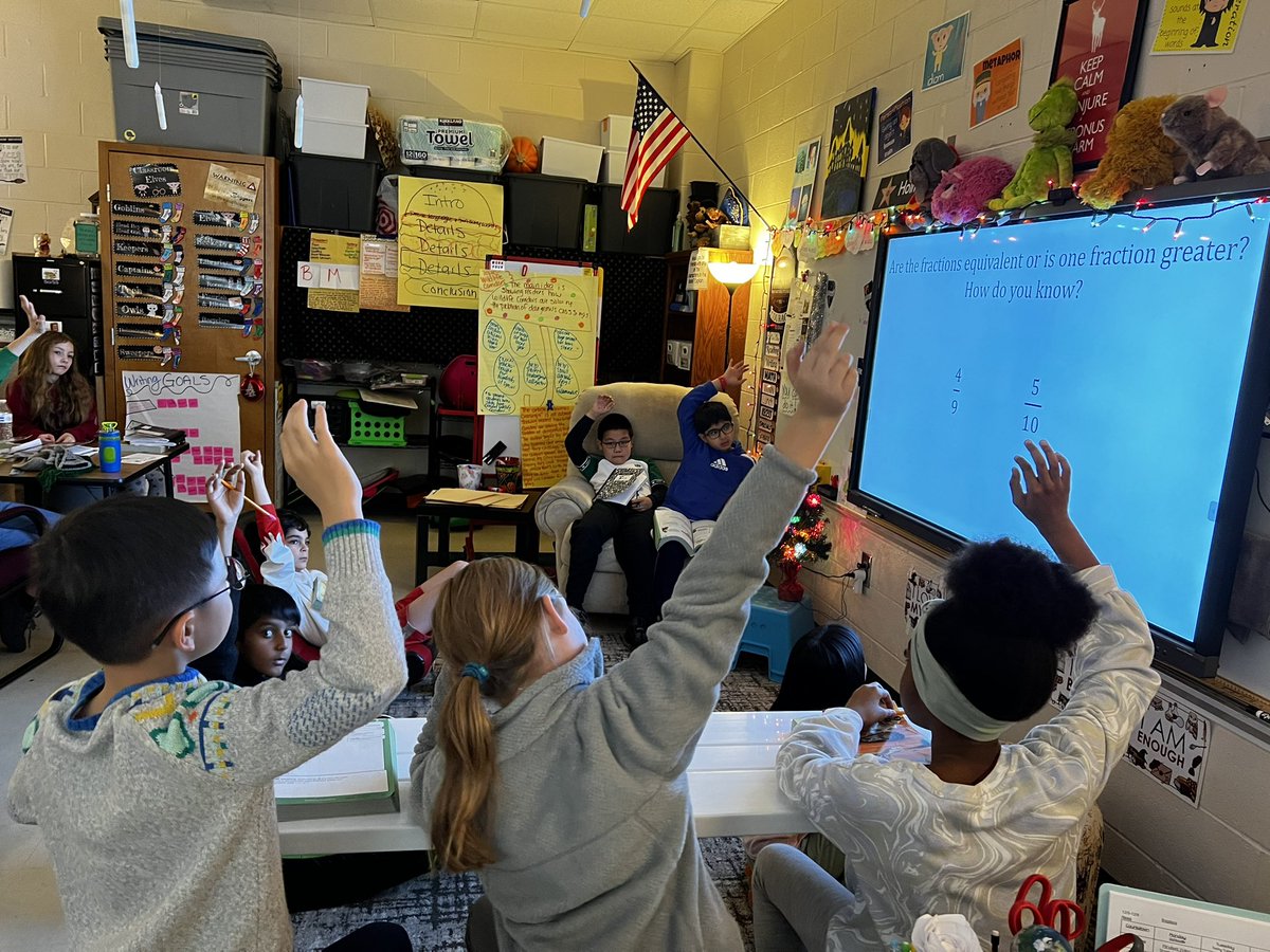 Such a simple question, but great deep discussions happening! I just love this class and how they own their learning! 💕 #sharonstrong <a href="/SharonElemS/">Sharon Elementary</a> <a href="/FCSchoolsGA/">Forsyth County Schools</a>