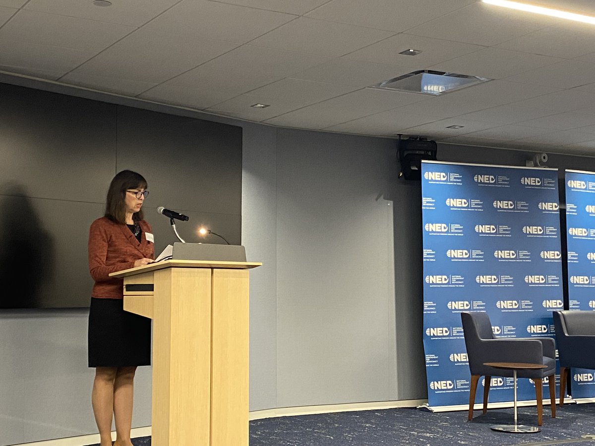 "Media reform can’t occur in a vacuum," says <a href="/StateDRL/">Assistant Secretary Riley Barnes</a> PDAS Lisa Peterson, kicking off CIMA's discussion on media reform during political openings. "Civil society is integral at all stages of media reform." #MediaDev cima.ned.org/publication/me…