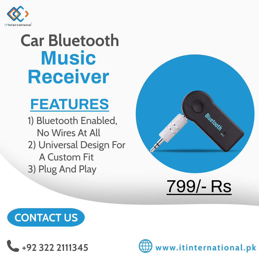 itinternation41's tweet image. Contact for the Best  &quot;Car Bluetooth Music Receiver&quot; with the Best Price in Pakistan.

Cash on Delivery (COD) facility is available all over Pakistan.

Contact Us:-
WhatsApp: 0322-2-111-345
Website: itinternational.pk

#Bluetooth #CarBluetoothReceiver #MusicReceiver