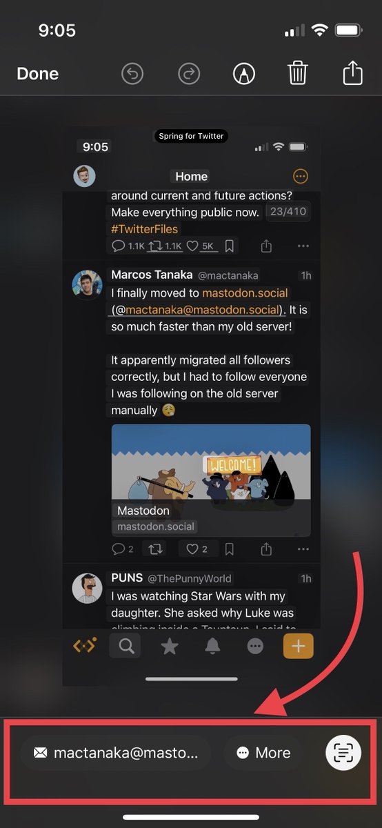 _heyjarrod's tweet photo. It’s probably not new, but this is the first I’ve noticed these little shortcuts in the Live Text view of a screenshot. Handy! https://t.co/EsHHM2UEGK