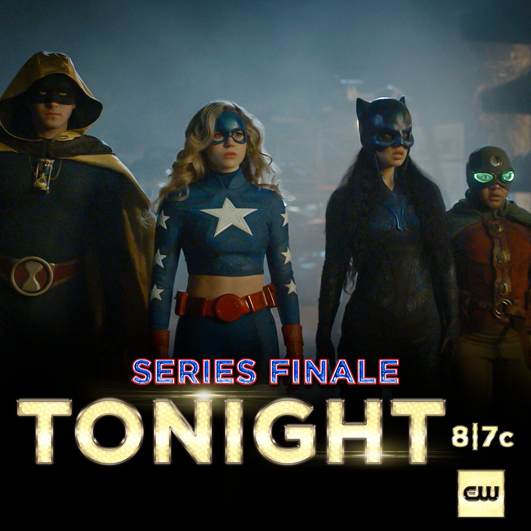 Let's suit up! The series finale airs tonight at 8/7c on The CW! #DCStargirl