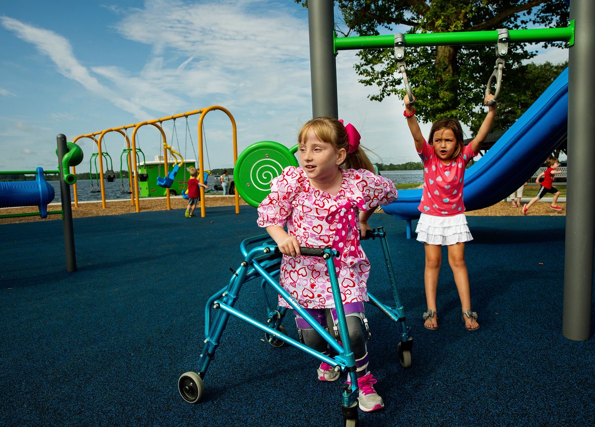 CunninghamRec's tweet photo. The best playgrounds are the ones where all children can play and interact together. Every child should have equal access to parks regardless of age or ability.  #inclusiveplay #inclusiveplayground #inclusion #multigenerationalplay https://t.co/rbcbADoOvn https://t.co/3CNxr0m7G5