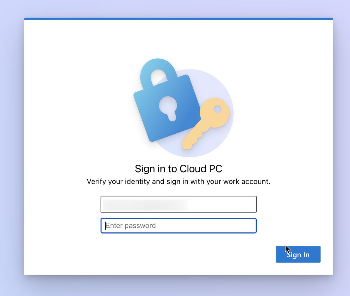 VDIHacker's tweet photo. Why does Microsoft Cloud PC prompt for Authentication after launching it?  Seems like a 2012 kind of problem with the mythical chase for Pass-through authentication with the VDI brokers.  Everyone else is cool with it why not @Microsoft? #NoobQuestion #AVD #CloudPC https://t.co/sPZn0j3boJ