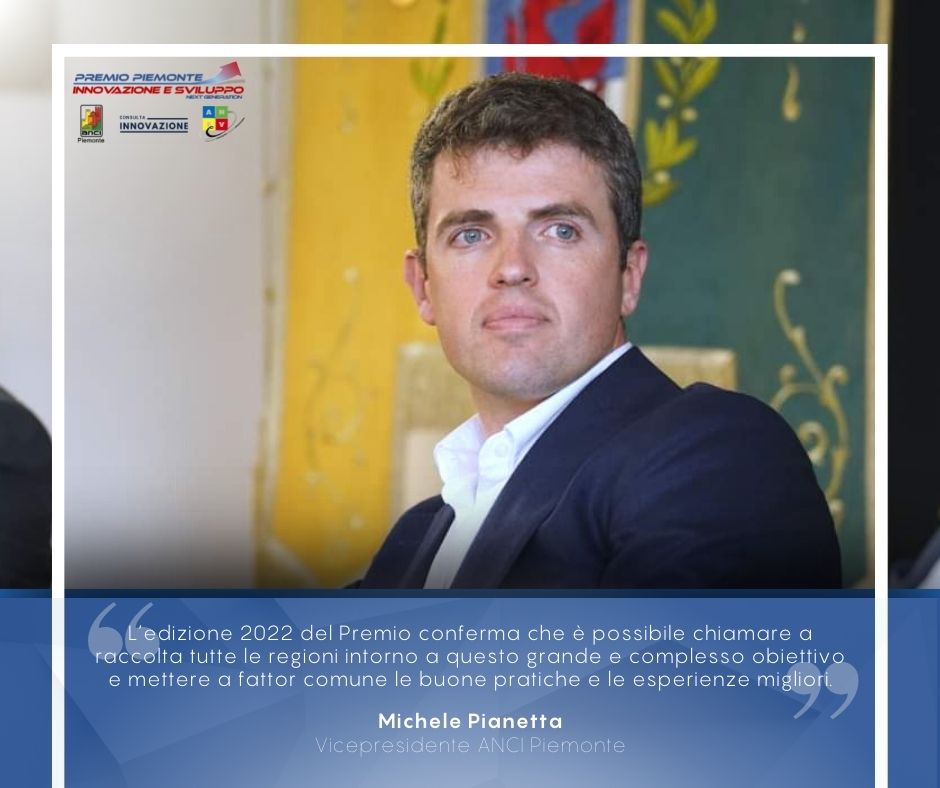 ANCIPiemonte's tweet photo. "L’edizione 2022 del Premio conferma che è possibile chiamare a raccolta tutte le regioni intorno a questo grande e complesso obiettivo e mettere a fattor comune le buone pratiche e le esperienze migliori."
@michelepianetta sul @PremioPiemonte 2022

#ANCIPiemonte #innovazione https://t.co/VmYYdmq5p4