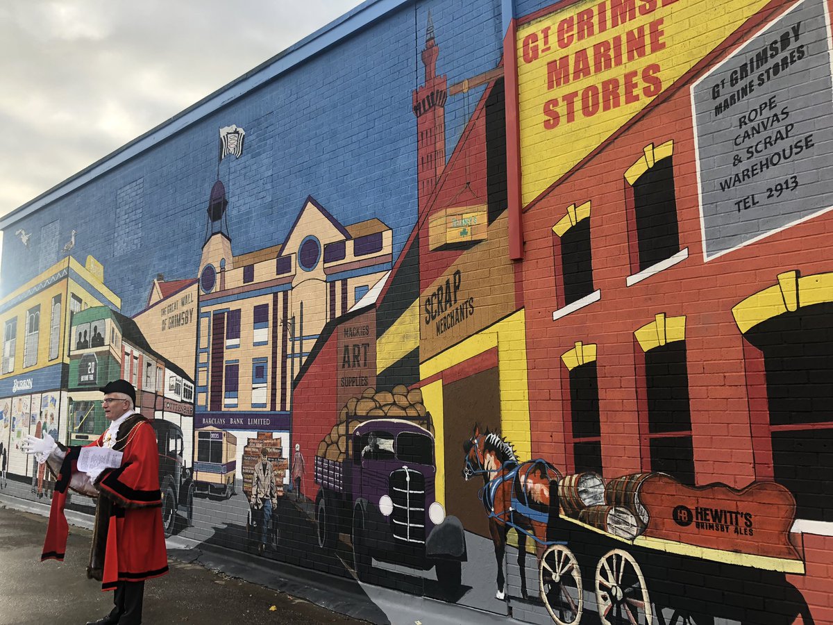 Lara King (@lakingabout) on Twitter photo Look at this! It’s the great wall of Grimsby…@GrimsbyCreates <a href="/creativestartuk/">CREATIVE START CIC</a> <a href="/PeaceArtistSD/">Sam Delaney</a> #paintthetownproud #GrimsbyCreates #TheGreatWallofGrimsby Look at this! It’s the great wall of Grimsby…@GrimsbyCreates <a href="/creativestartuk/">CREATIVE START CIC</a> <a href="/PeaceArtistSD/">Sam Delaney</a> #paintthetownproud #GrimsbyCreates #TheGreatWallofGrimsby