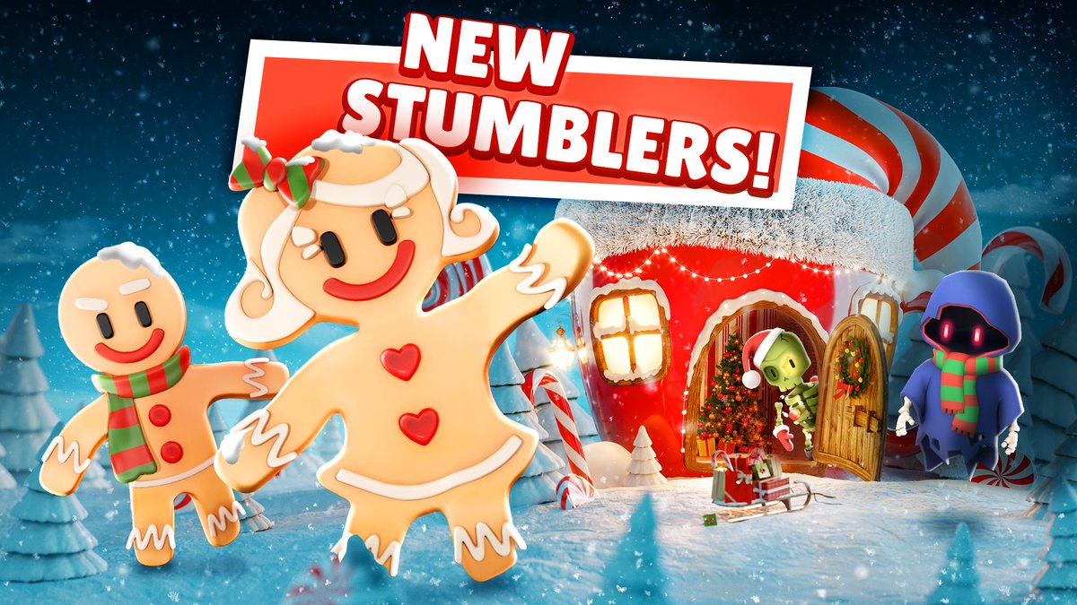 A very bad dream before Christmas? No!❌

A Spooky Christmas Wheel? YES! ✅

Spin our brand-new Christmas Wheel for a chance to get the LEGENDARY Stumblers: Christmas Future and Merry Skeleton, the delicious Gingerbread Guy and Gingerbread Gal! 🎄