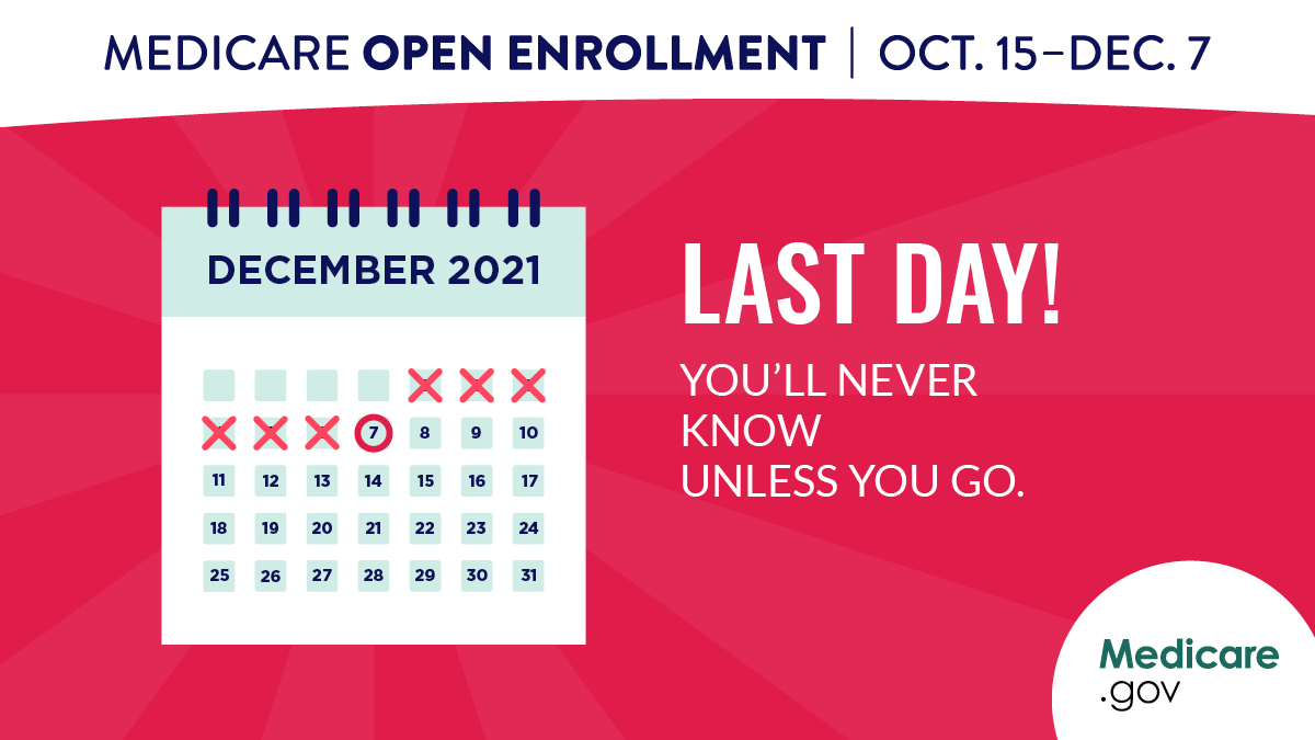 HHS.gov on Twitter "RT BrooksLaSureCMS Today is the last day to