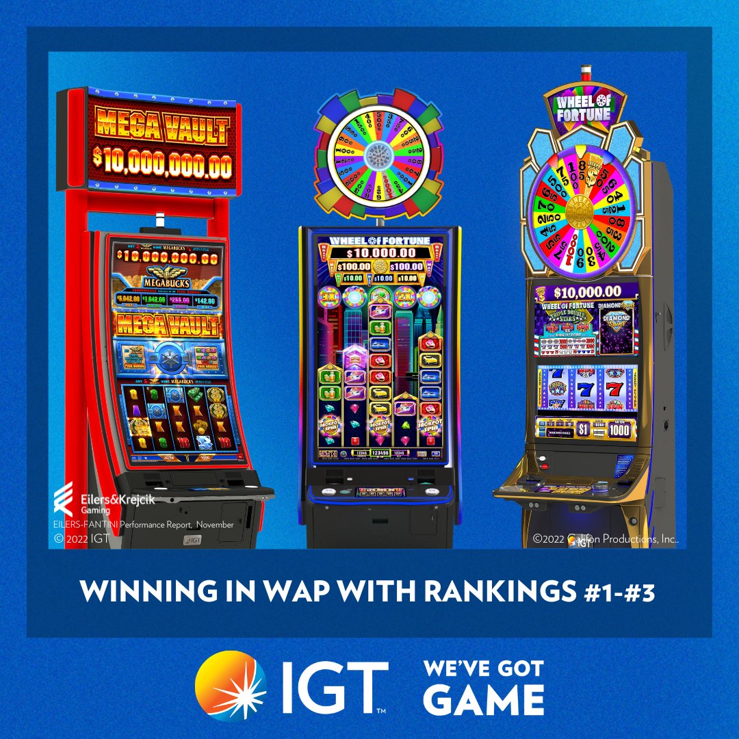 Wheel of Fortune Diamond Spins 2x Wilds Slots, Megabucks™ Mega Vault™ Video Slots, and Wheel of Fortune High Roller Video Slots rank -#3, all indexing over 2.50x vs Zone and 2.30x vs House. These titles are just a few of our ever-growing WAP themes.
