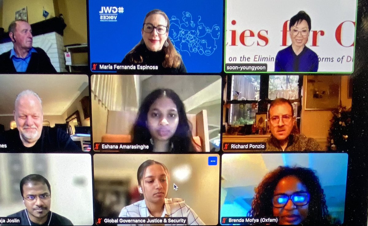mfespinosaEC's tweet photo. Fruitful meeting of ⁦@c4unwn⁩ Steering Committee as we plan and prepare for 2023 to take the ⁦@UN⁩ retooling and implementation of #OurCommonAgenda to the next level. ⁦@GGINetwork⁩ ⁦@Oxfam⁩ ⁦@StimsonCenter⁩ ⁦@GWLvoices⁩ ⁦ https://t.co/yJCZShTC1A