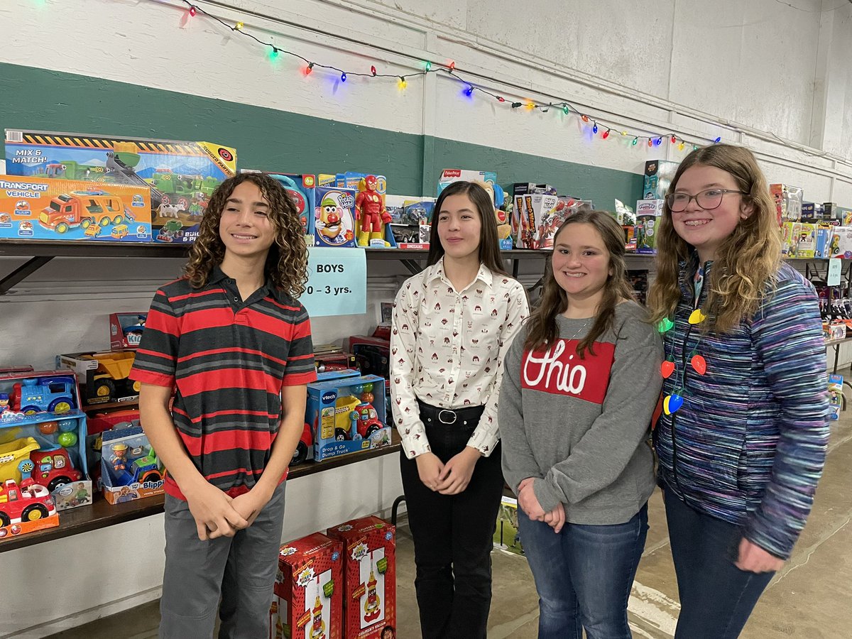 Teamwork makes the dream work <a href="/FFA_GISA/">Global Impact FFA</a> officers and committee chairs helping out at Salvation Army’s Toy Shop to help prepare goodies for local families. <a href="/GIAcademy/">Global Impact STEM Academy</a>