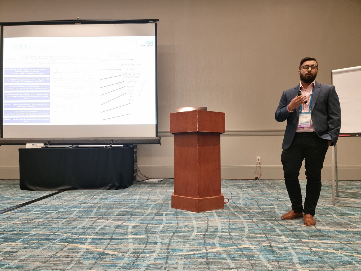 A packed room for the session at #IHIForum on data &amp; storytelling to create cultures of continuous improvement with <a href="/AlomForid/">Forid.Alom</a> &amp; Tom Nicholas. Searching for clues in the Sherlock Holmes exercise... #QITwitter