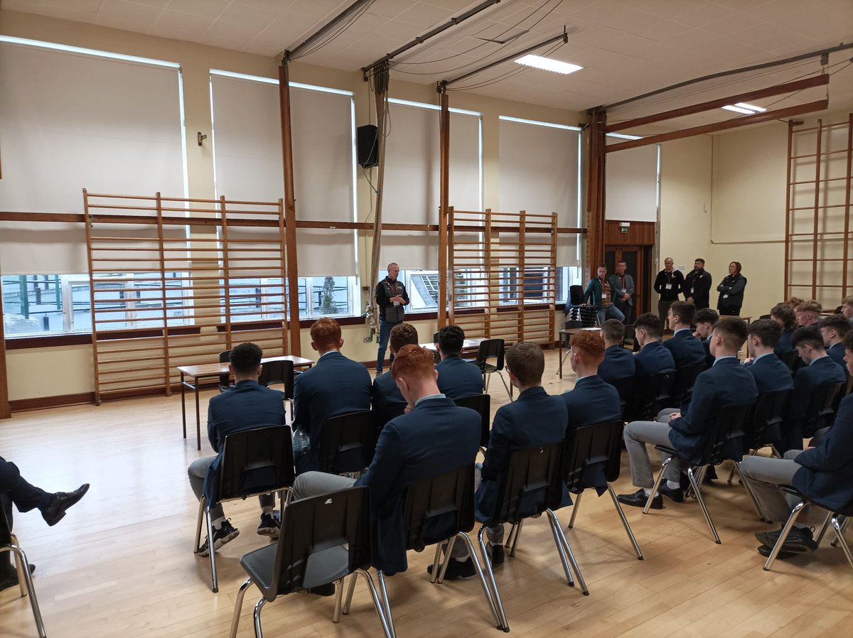 st_colmans's tweet photo. Sports Industry Interviews took place today in Violet Hill organised for the BTEC Sport class. We were delighted to welcome representatives from @UlsterGAA, Physio Group, @nmdcouncil, @swimireland, @monaghan_barry, @irishnewssport https://t.co/e1RlXDyV2V