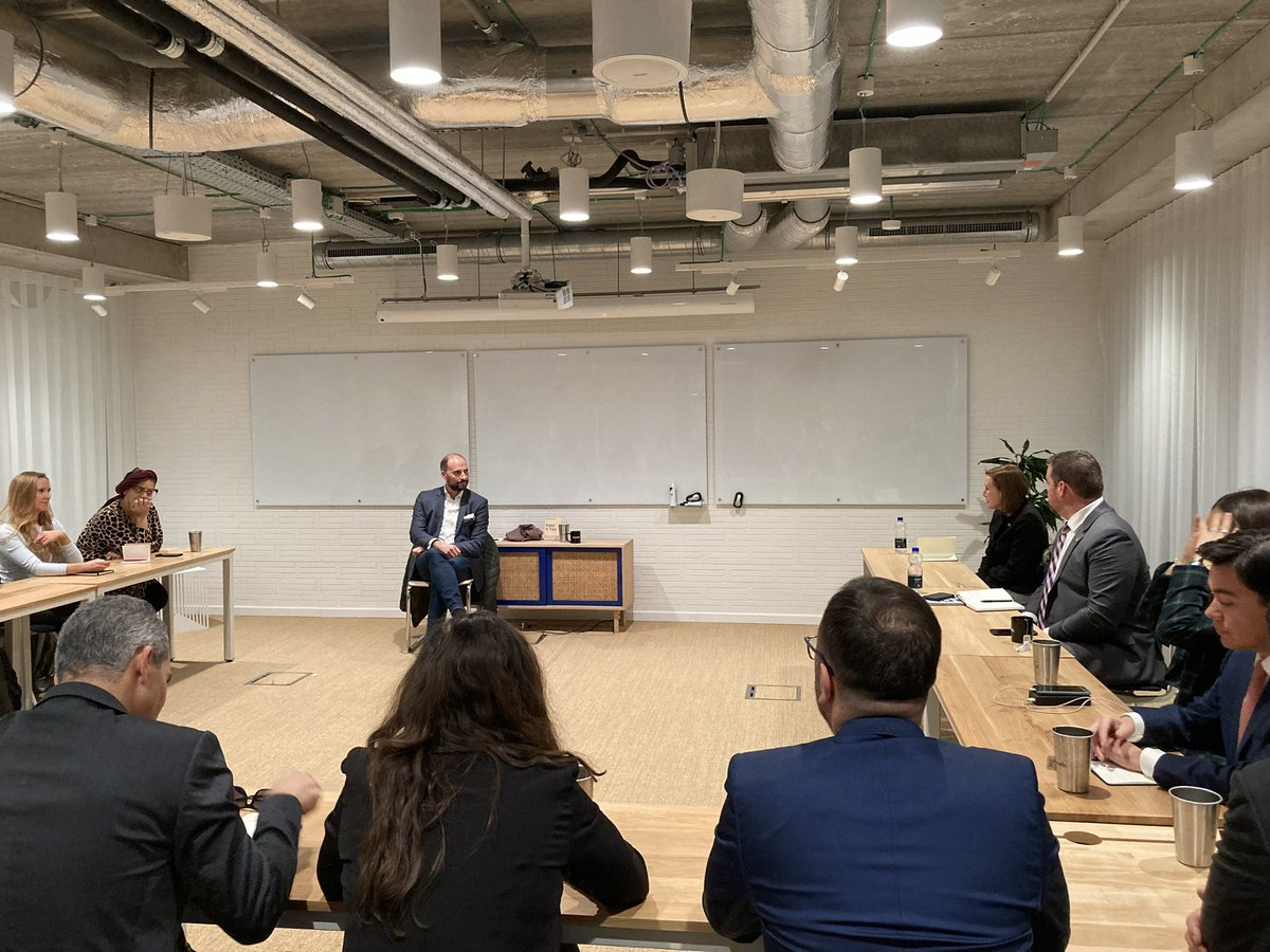 WeAreEDYN's tweet photo. We wrapped up yesterday with a meeting at the @JTI_global and a lovely dinner. Thanks #JapanTobaccoInternational for hosting us. 🙌🏻
#PoliticalTwinningTrip 
@ACYPL #acyplEurope &amp; #EDYN https://t.co/A6eMFzbHix