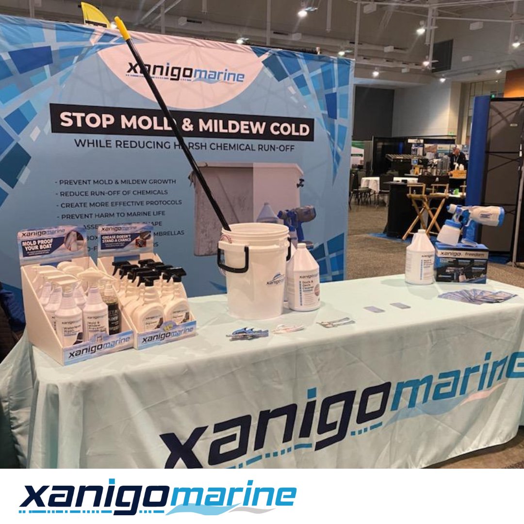 Day 1 at #TheDocksExpo. Stop out and see us at BOOTH #331 to learn how to PREVENT & PROTECT AGAINST MOLD & MILDEW! 

#TheDocksExpo2022  #Marinas #MarineTradeShow #MarineProducts #BoatShow #MarineDetailingProducts #Nashville