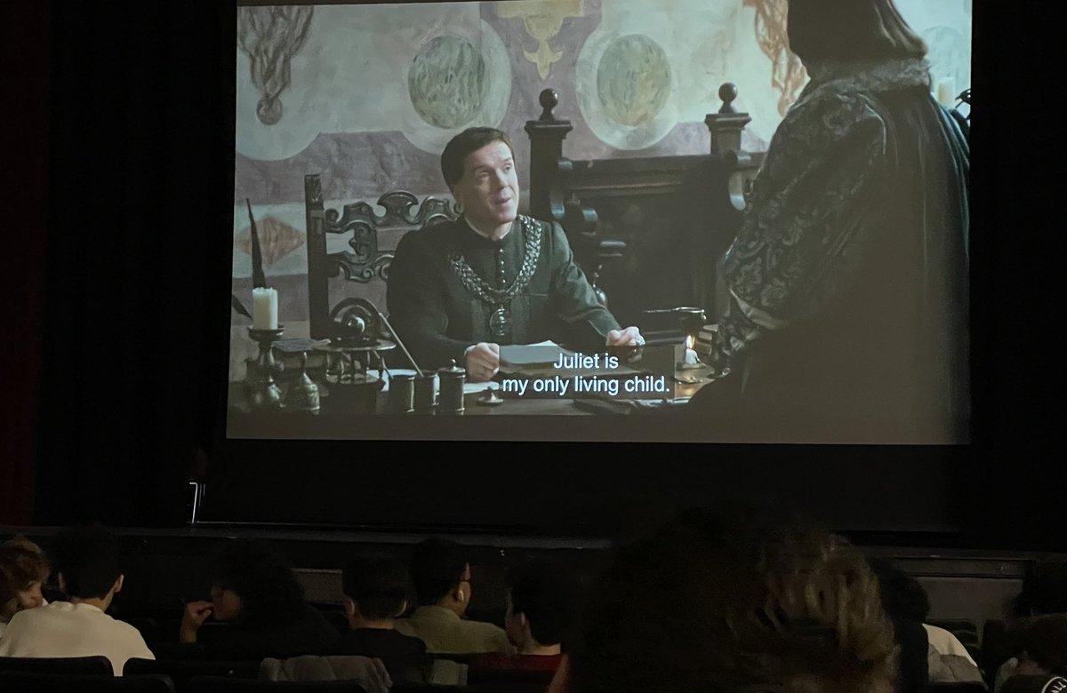 PerryWhs's tweet image. Screening @Wwm_Shakespeare’s Romeo &amp;amp; Juliet for @WeehawkenTSD students in ELA9 @MsMonty207 @AutumnPetronzio @MrMontanile @RobFerullo4 @FAmato53 @bcalligy #WeeRead #WeeLearn