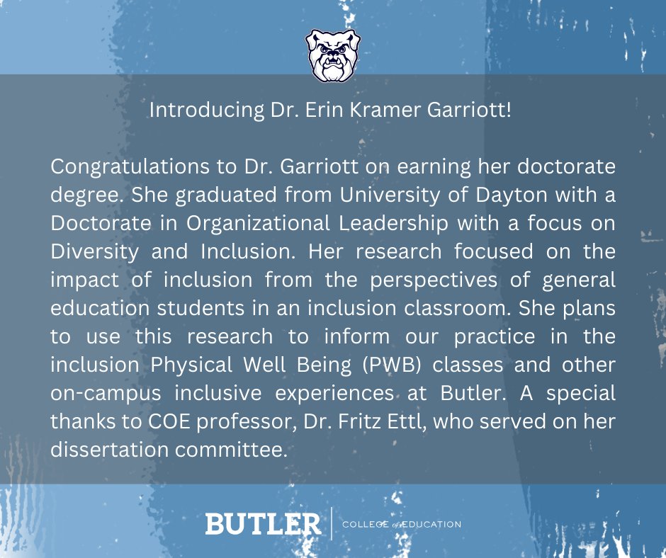 Butler COE tweet media