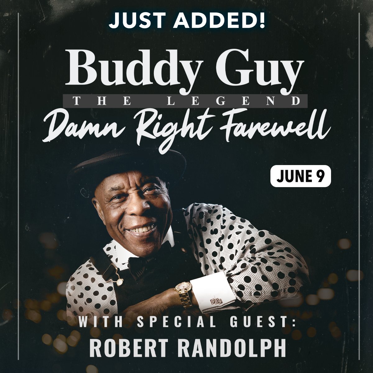 The Ridgefield Playhouse Announces Their 2023 Summer Gala #DamnRightFarewell <a href="/TheRealBuddyGuy/">Buddy Guy</a> bit.ly/3FrYXTt