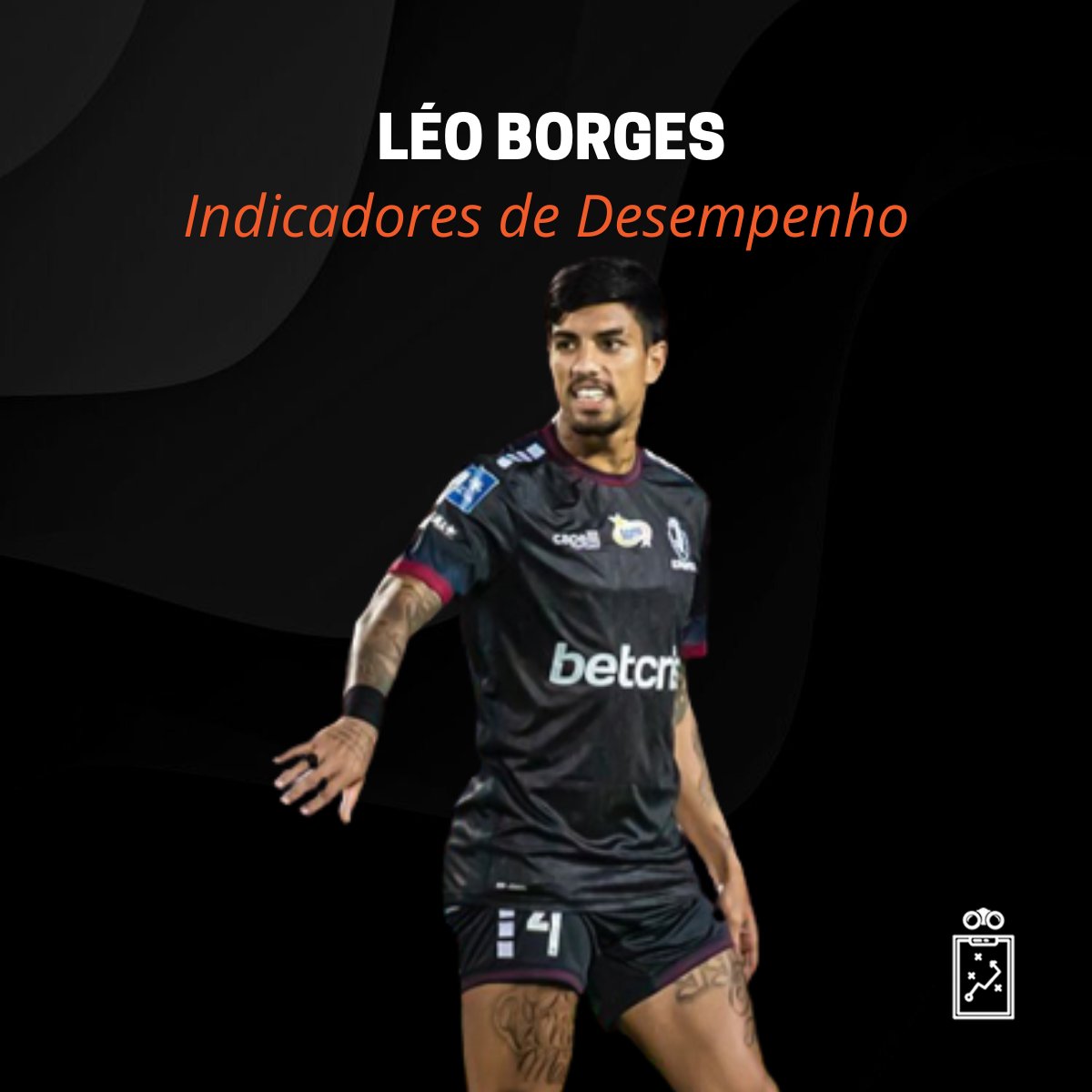 Léo Borges é um lateral esquerdo brasileiro, revelado pelo Internacional e com passagem pelo Porto. Atualmente, defende a equipe do Pogon Szczecin, da Polônia, e apresentou alguns indicadores importantes para a posição: