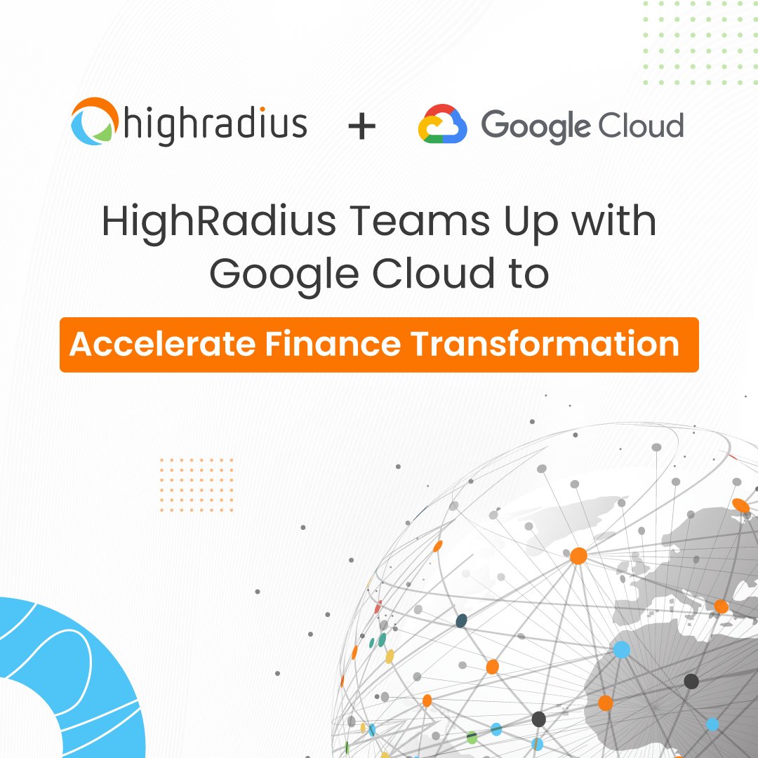HighRadius expands its hosting partners with the new partnership with Google Cloud. 

Read the full news: okt.to/jqg8Sk

#googlecloud #press #hostingpartner #partnership