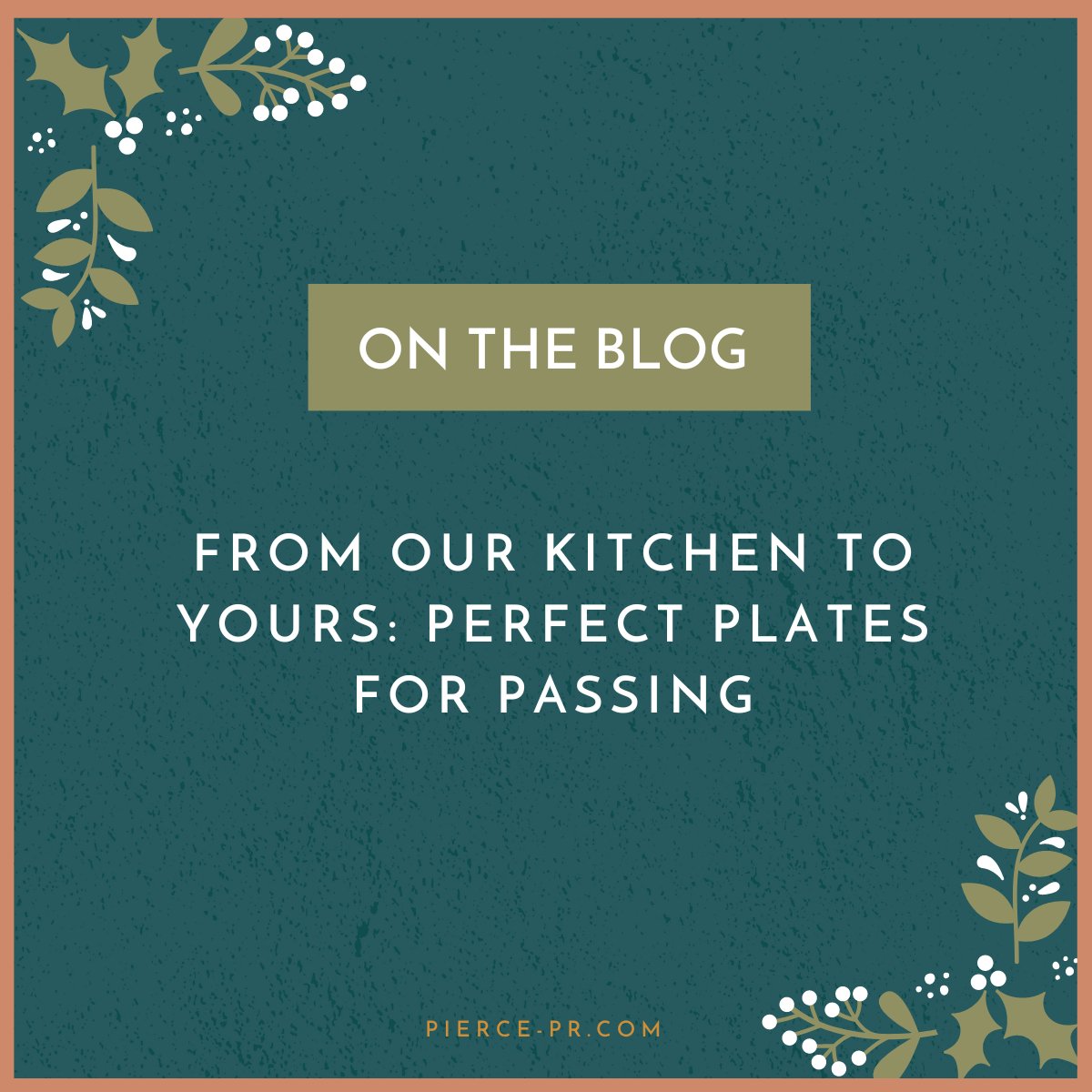 pierce_pr's tweet photo. The most wonderful time of year is here! In our latest blog, we’re sharing some of our favorite holiday dishes that make us feel warm, happy and connected during the season (ingredients and directions included!). 

https://t.co/xAh4ILkdXi https://t.co/dMOcMcg66K