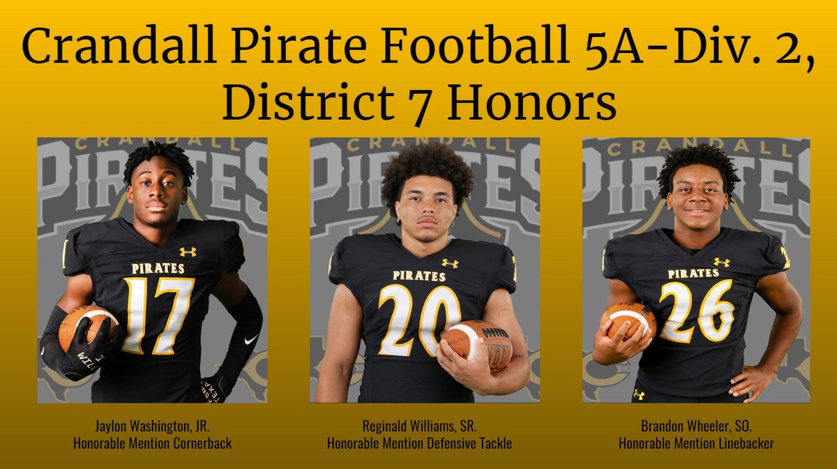 Crandall Pirate Football (@crandallpirate) on Twitter photo 