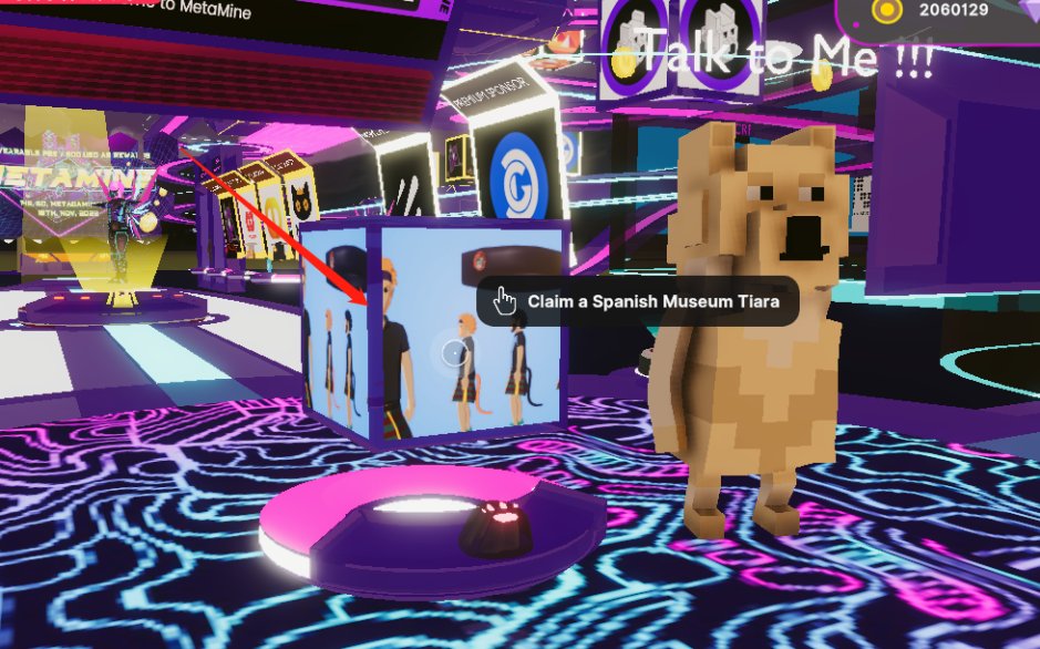 🔥We've published a new wearable <a href="/SpanishMuseum/">Spanish Museum</a>  Tiara at the entrance of Meta GamiMall. AND, we use it as a test for our new dynamic pricing system（the fewer supplies we have, the higher price would be）. For more explanation, please check:
docs.google.com/document/d/1a1…