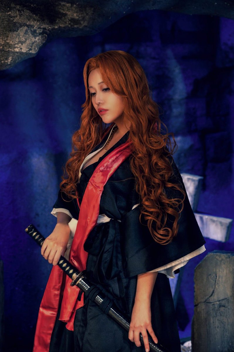 紺×赤 ♡ BLEACH 齋藤不老不死 コスプレ 衣装 高品質 千年血戦篇