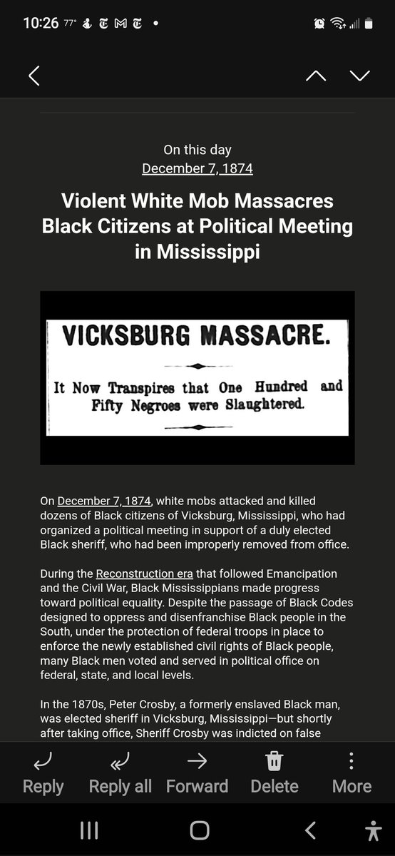 MORE AMERICAN HISTORY #racismisreal 
Ronnie des won't allow real American History to be taught. #fascistdeathsantis