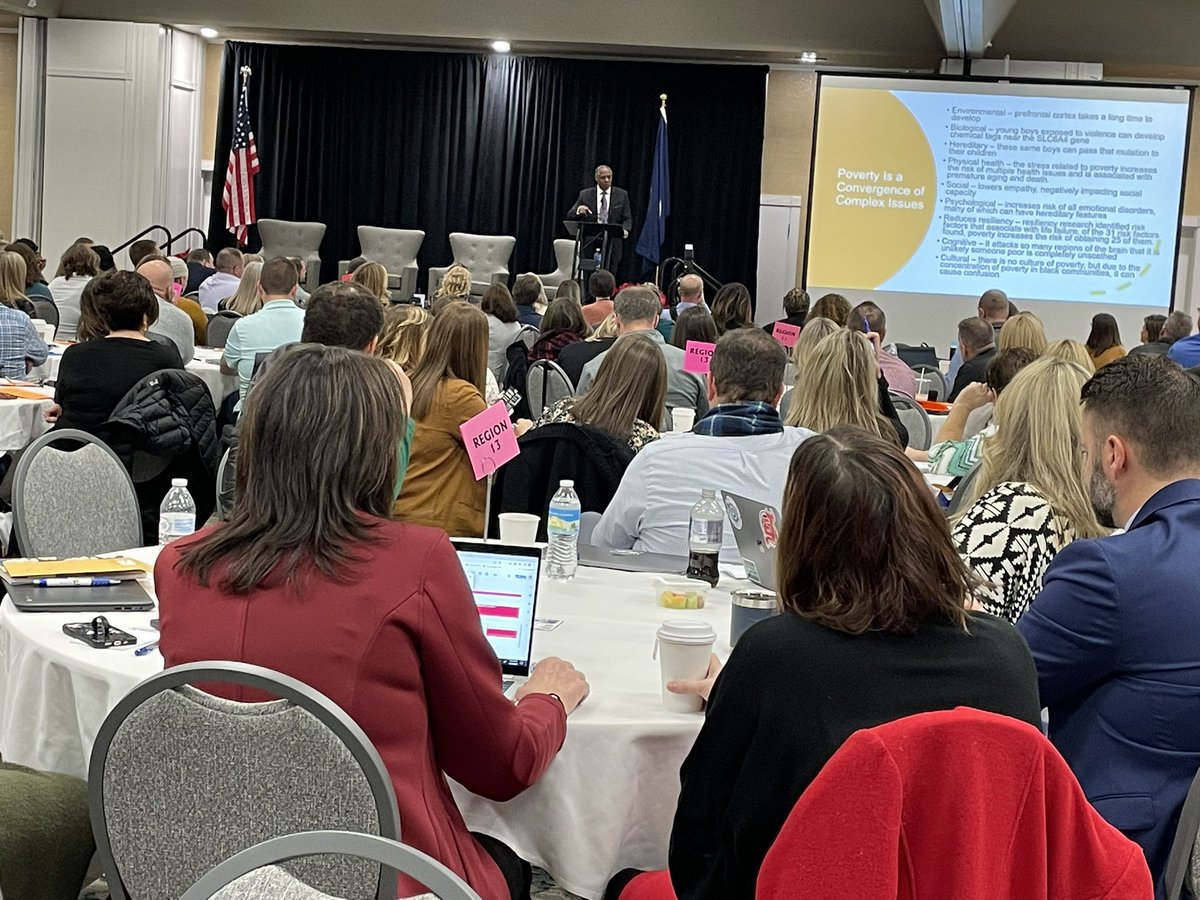“Poverty is not a thing, it is a lot of things”  Horacio Sanchez from <a href="/ResiliencyInc/">Horacio Sanchez</a> kicking off the #MEMSPA22 conference in Traverse City. What a way to start our 3 days of learning!