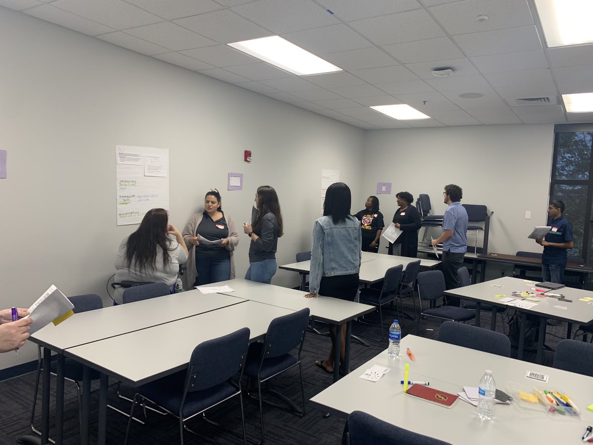 RobBixler_OCPS's tweet photo. @CDLocps 7th Grade Math IMPACT. @OCPSnews teachers in gallery walk reflecting on taking the student assessment and reviewing needed vocabulary, misconceptions, and prerequisite skills needed for success. @JamesRusso_OCPS @rebeccaray_ocps @KAngel_OCPS https://t.co/57Gsa9OfbF