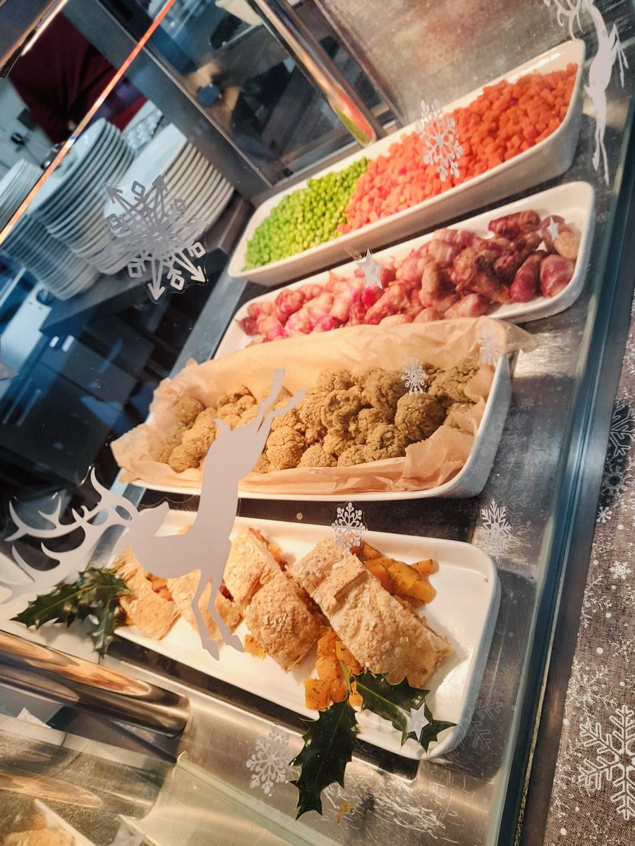 Christmas lunch enjoyed by staff and students today.