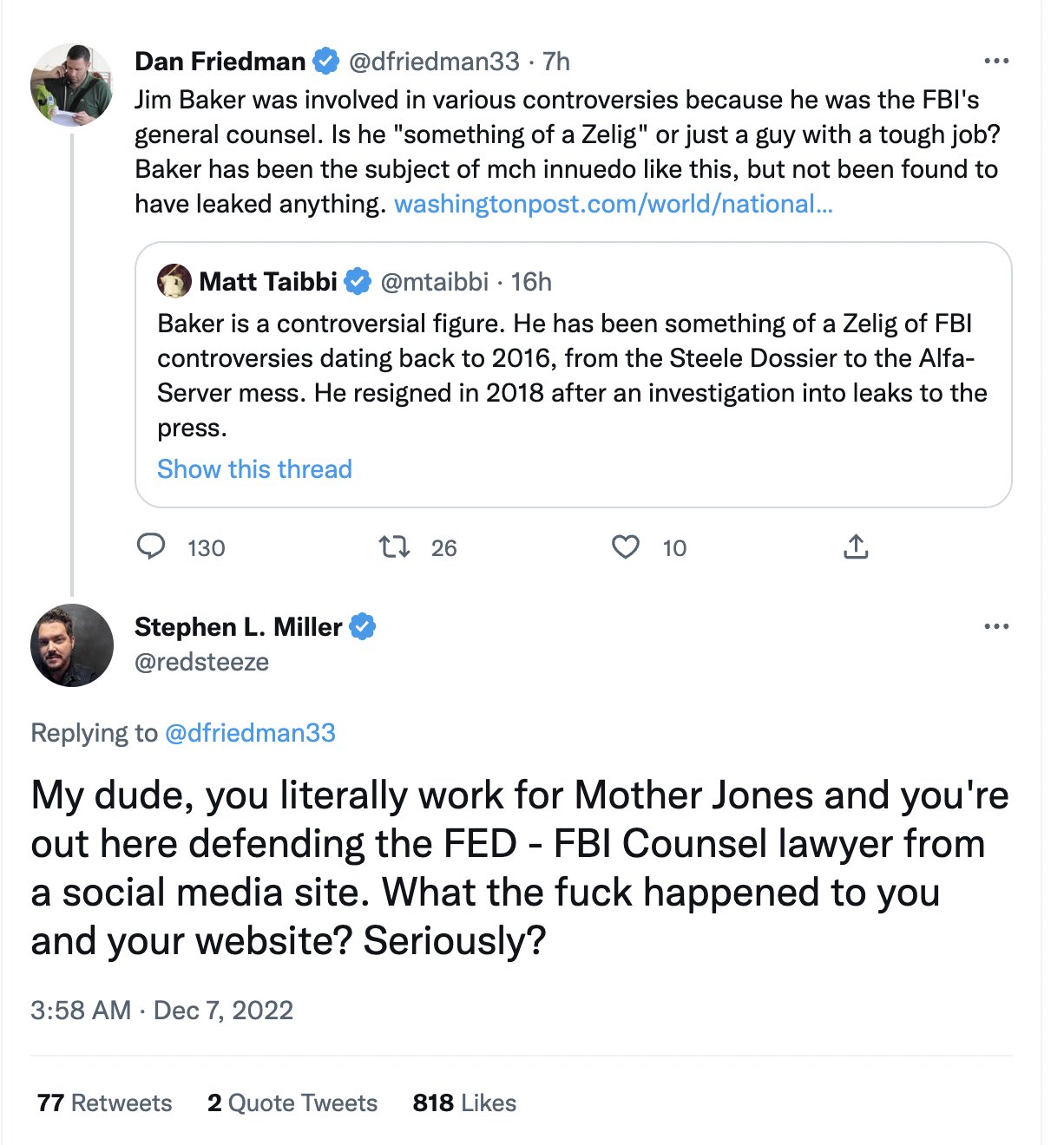 Glenn Greenwald on X: Two tweets from today. I wonder which will