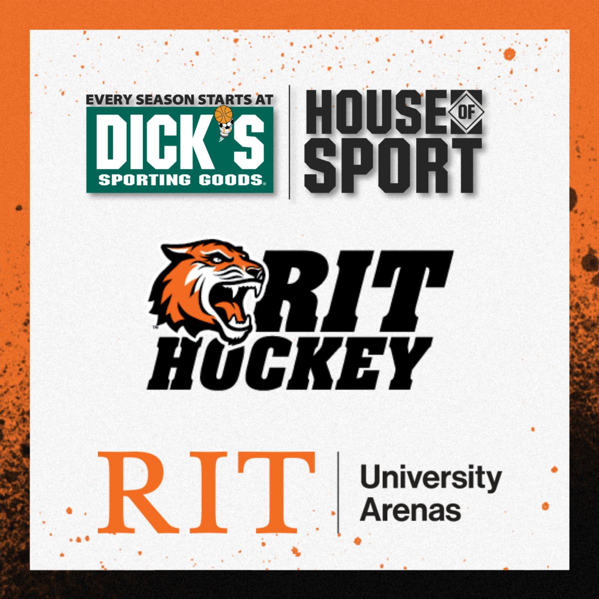 RIT Arenas (@ritarenas) on Twitter photo Join us at <a href="/DICKS/">DICK'S Sporting Goods</a> House of Sport for a @ritmhky and @ritwhky community event with <a href="/HockeyBuddiesNY/">Hockey Buddies</a> tomorrow, 12/9, beginning at 6:00 pm! The teams will have 3v3 games, a shoot-around, and an open skate! We will be there with ticketing information for the upcoming hockey games! Join us at <a href="/DICKS/">DICK'S Sporting Goods</a> House of Sport for a @ritmhky and @ritwhky community event with <a href="/HockeyBuddiesNY/">Hockey Buddies</a> tomorrow, 12/9, beginning at 6:00 pm! The teams will have 3v3 games, a shoot-around, and an open skate! We will be there with ticketing information for the upcoming hockey games!