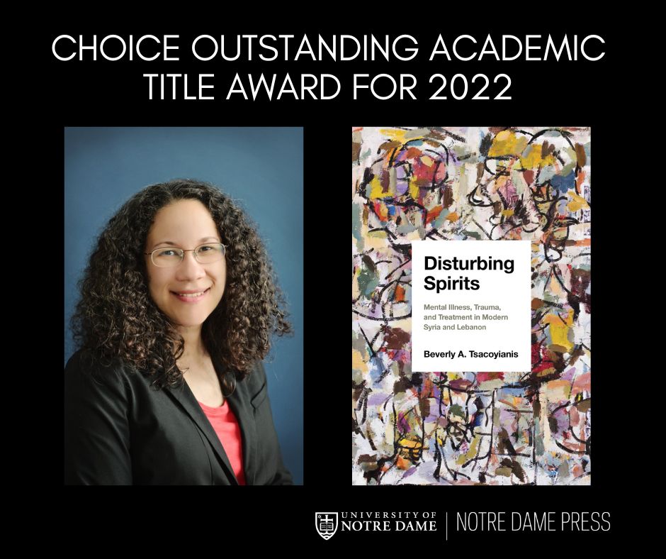Excited to share that my first book won an award! Press release is here undpressnews.nd.edu/news/disturbin… and use 14HOLIDAY for 40% discount code throughout the month of December! #WHOME #syria #lebanon