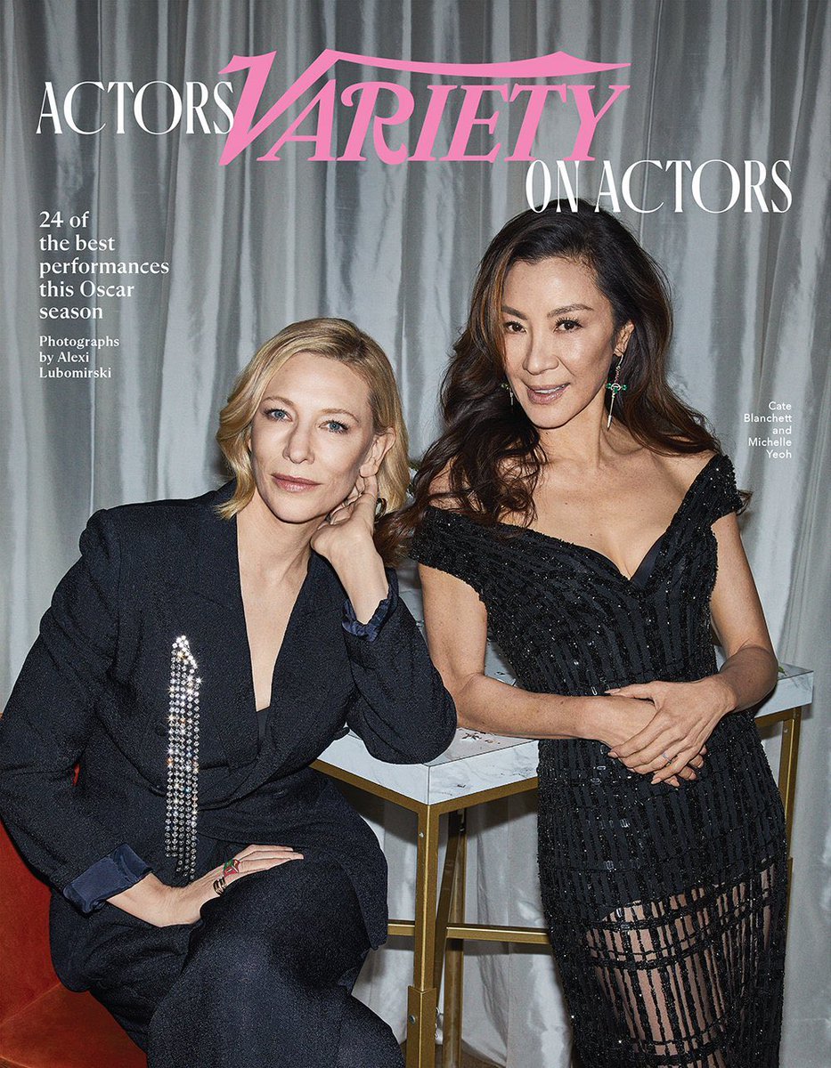 MediumSizeMeech's tweet photo. Cate Blanchett &amp; Michelle Yeoh romcom/assassin movie when!!!! https://t.co/0jJtAGOBnT