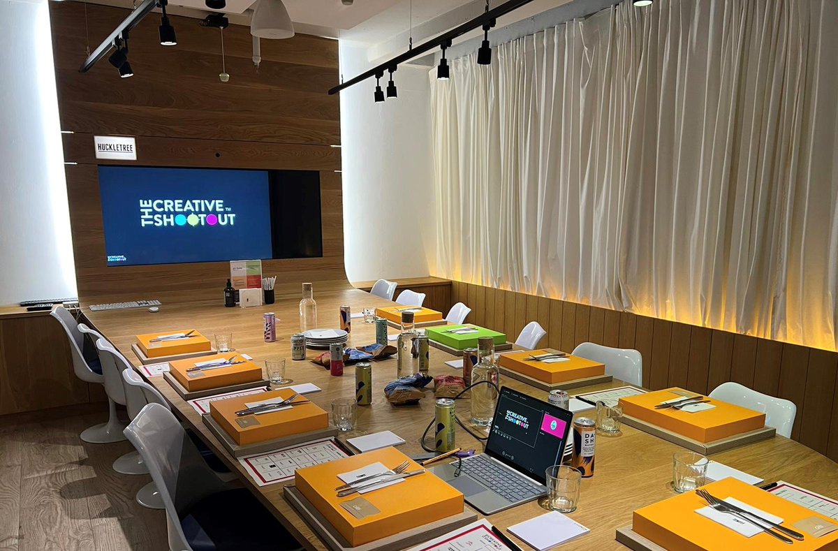 After a three year break due to world events, it’s a total joy to be hosting The Creative Shootout Judges Lunch once again. Always a real Christmas cracker. Finalists announced next week 👀