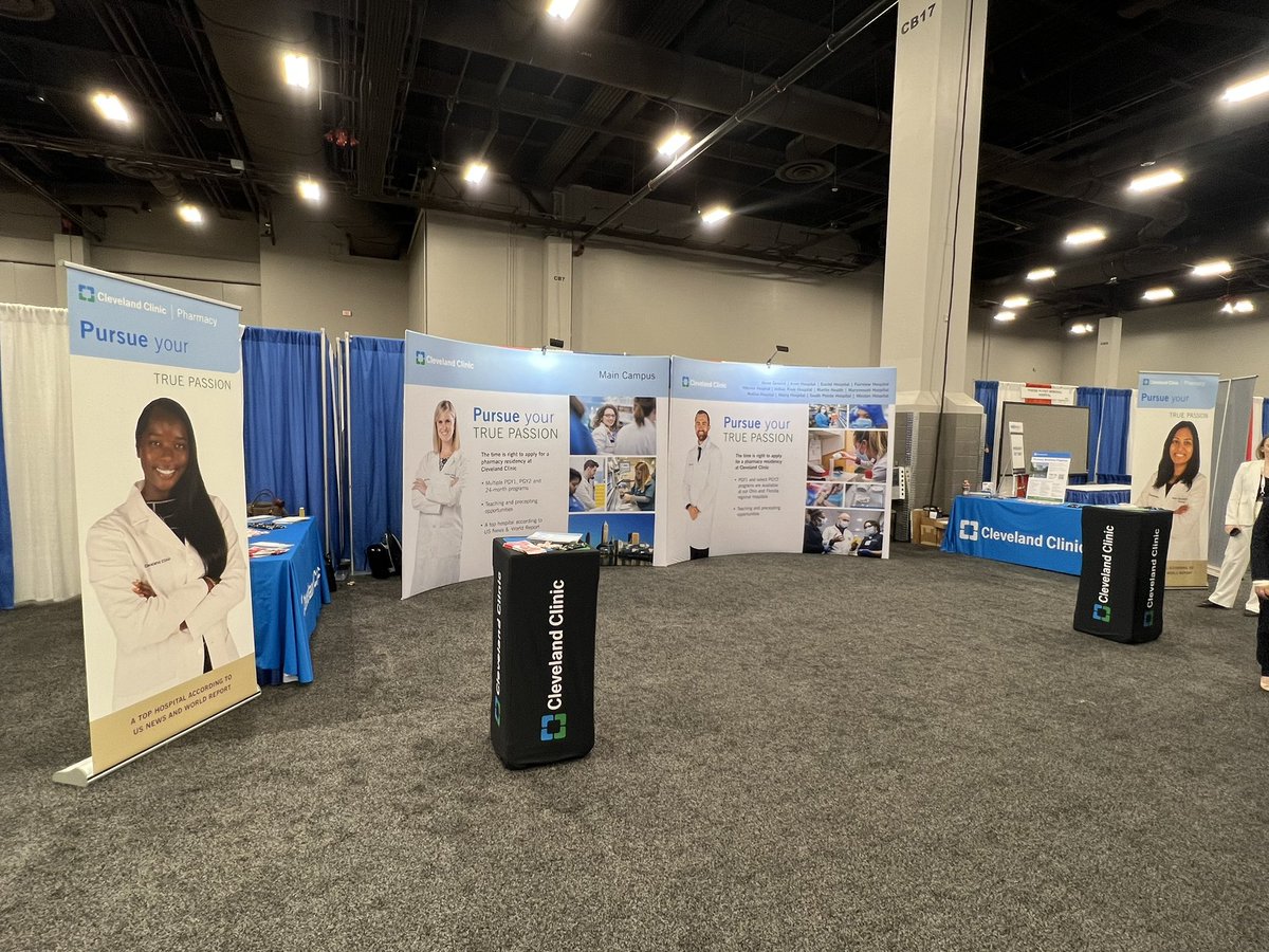 CleClinicRxRes's tweet photo. That’s a wrap! We met so many great candidates this week. We’ll be keeping our 👀 on #PhORCAS for your applications and hope to see you again soon. Safe travels! @ASHPOfficial #TwitteRx #Midyear22 https://t.co/SssO7cpL96