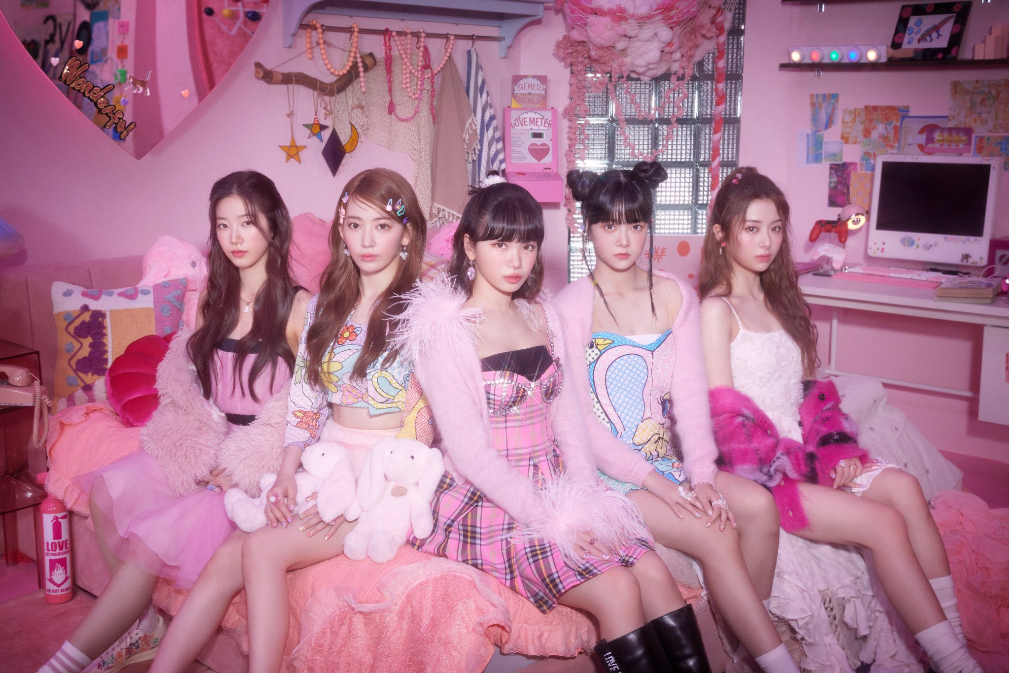 ルセラフィム　日本デビュー　トレカ Le Sserafim YUNJIN FEARLESS Japanese ver. Official photo